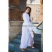 Boho Style Ukrainian Embroidered Maxi Wedding Dress "Bohowedding"